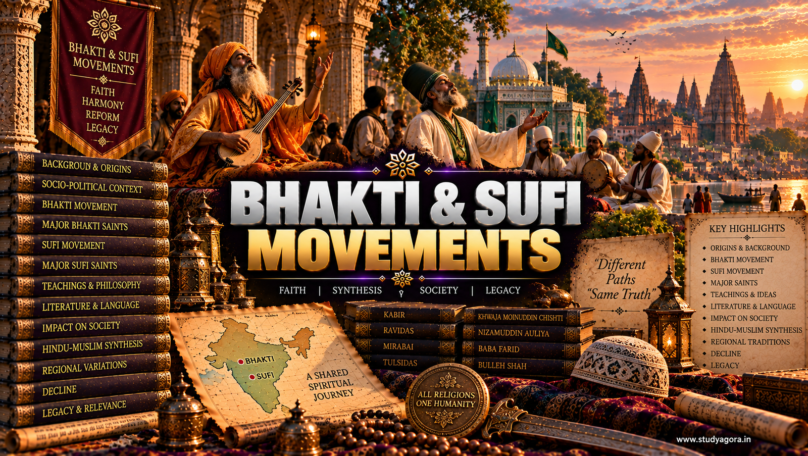 Bhakti and Sufi Movements Header Banner