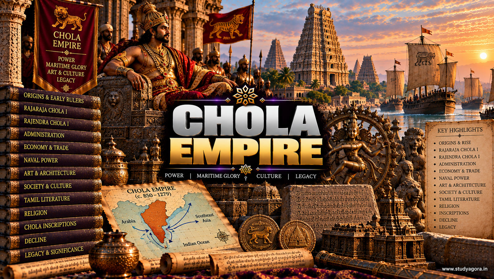 Chola Empire Header Banner