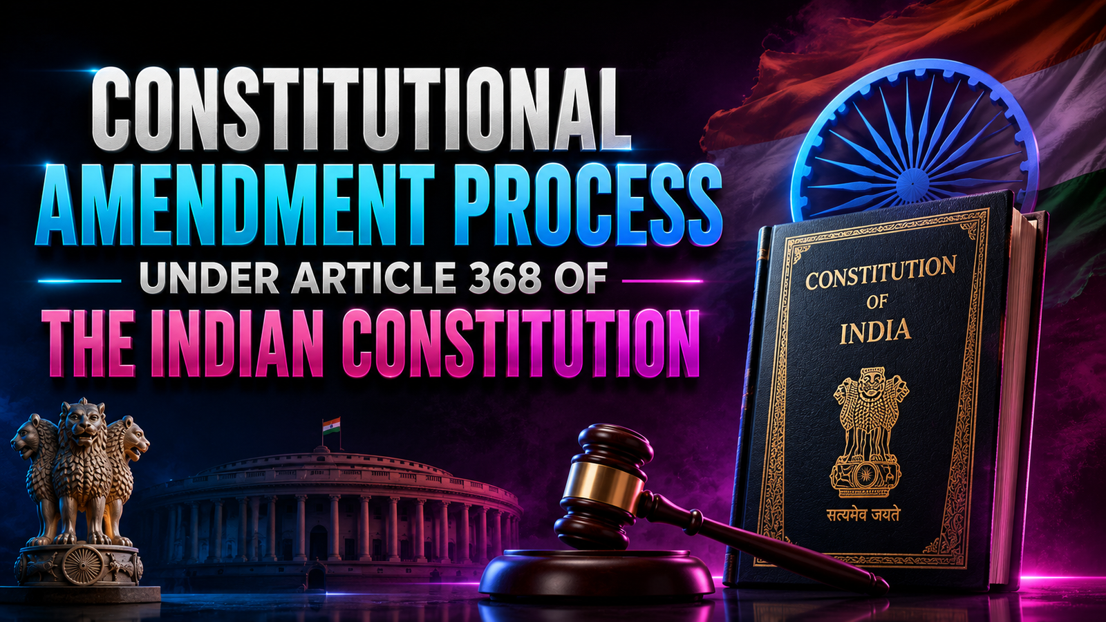 Article 368 Constitutional Amendment Procedure Diagram