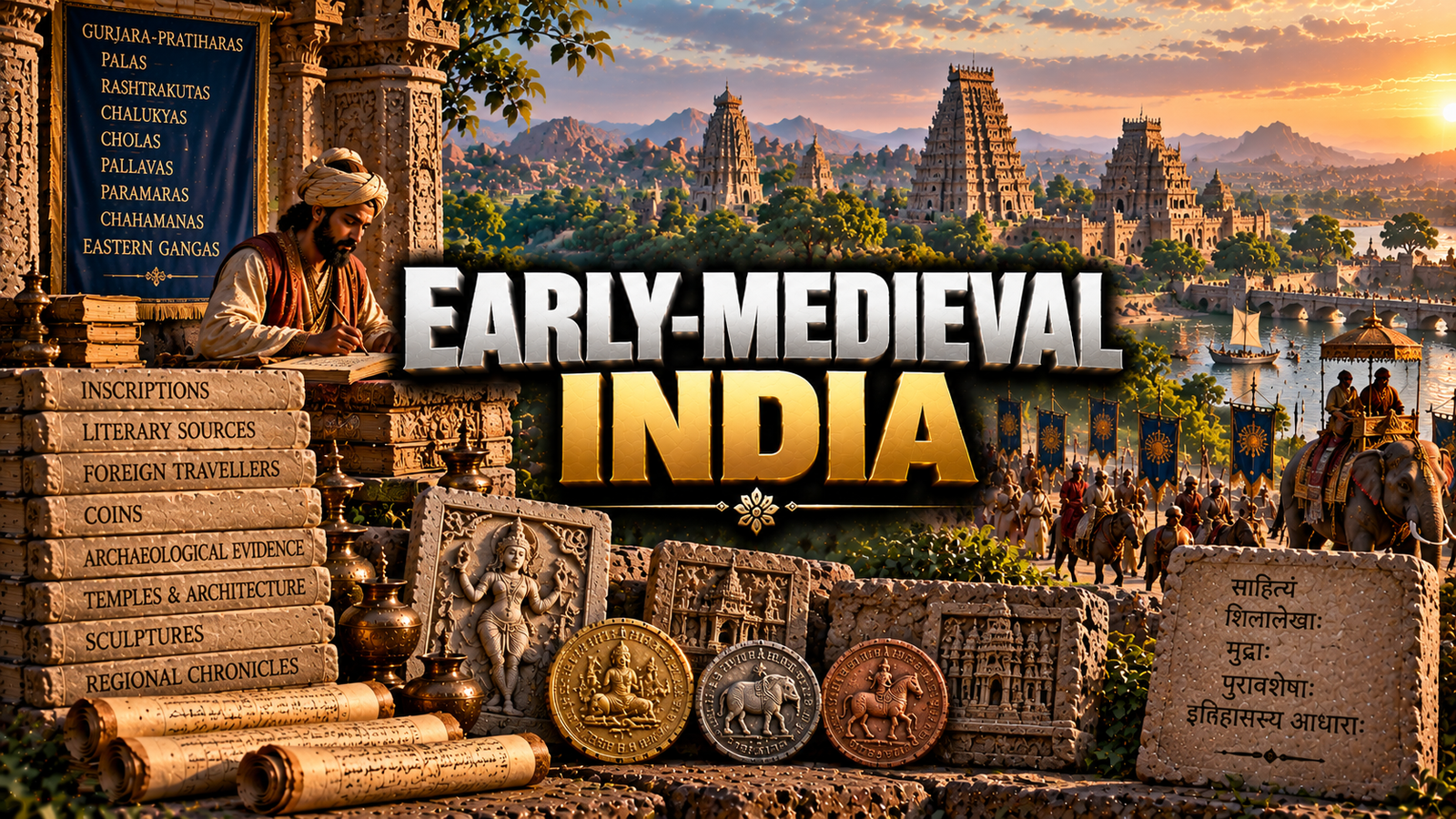 Early Medieval India Master Notes Header
