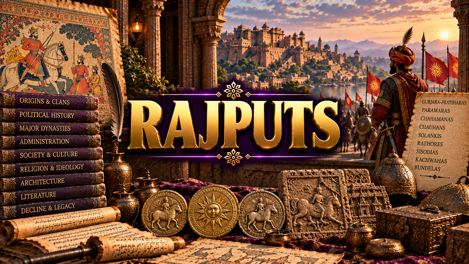 Rajput States Master Notes Header Banner